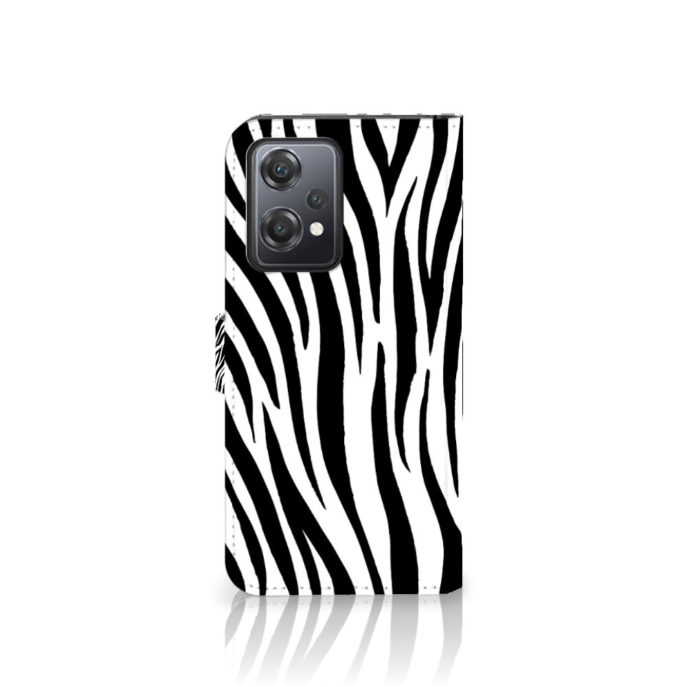 OnePlus Nord CE 2 Lite Telefoonhoesje met Pasjes Zebra