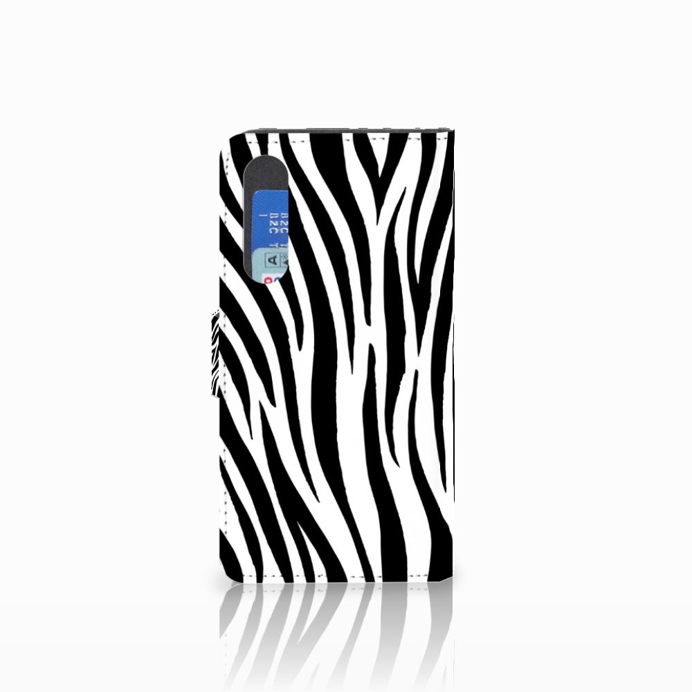 Huawei P30 Telefoonhoesje met Pasjes Zebra