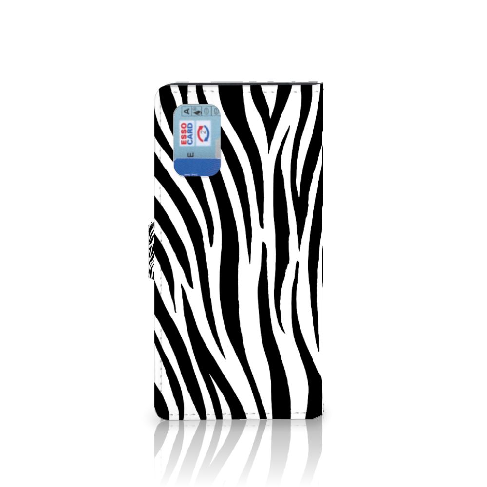 Samsung Galaxy A02s | M02s Telefoonhoesje met Pasjes Zebra