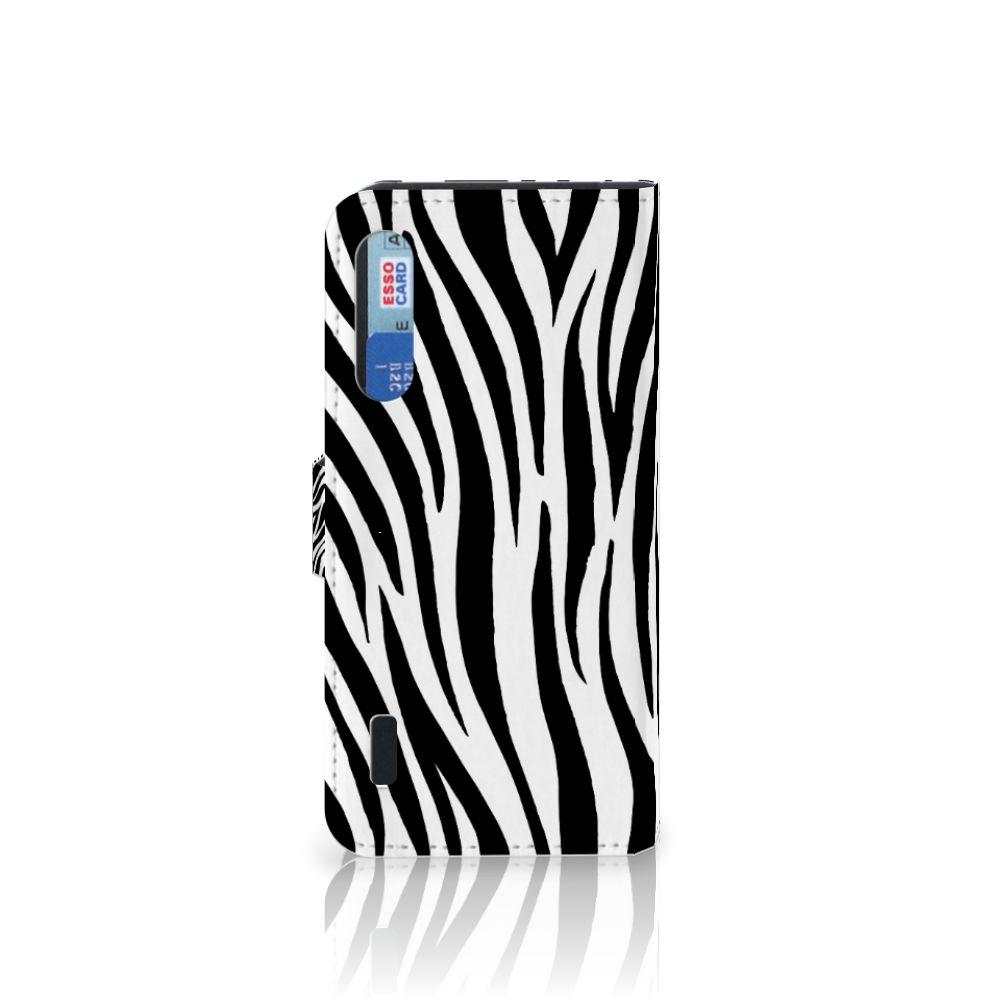 Xiaomi Mi A3 Telefoonhoesje met Pasjes Zebra