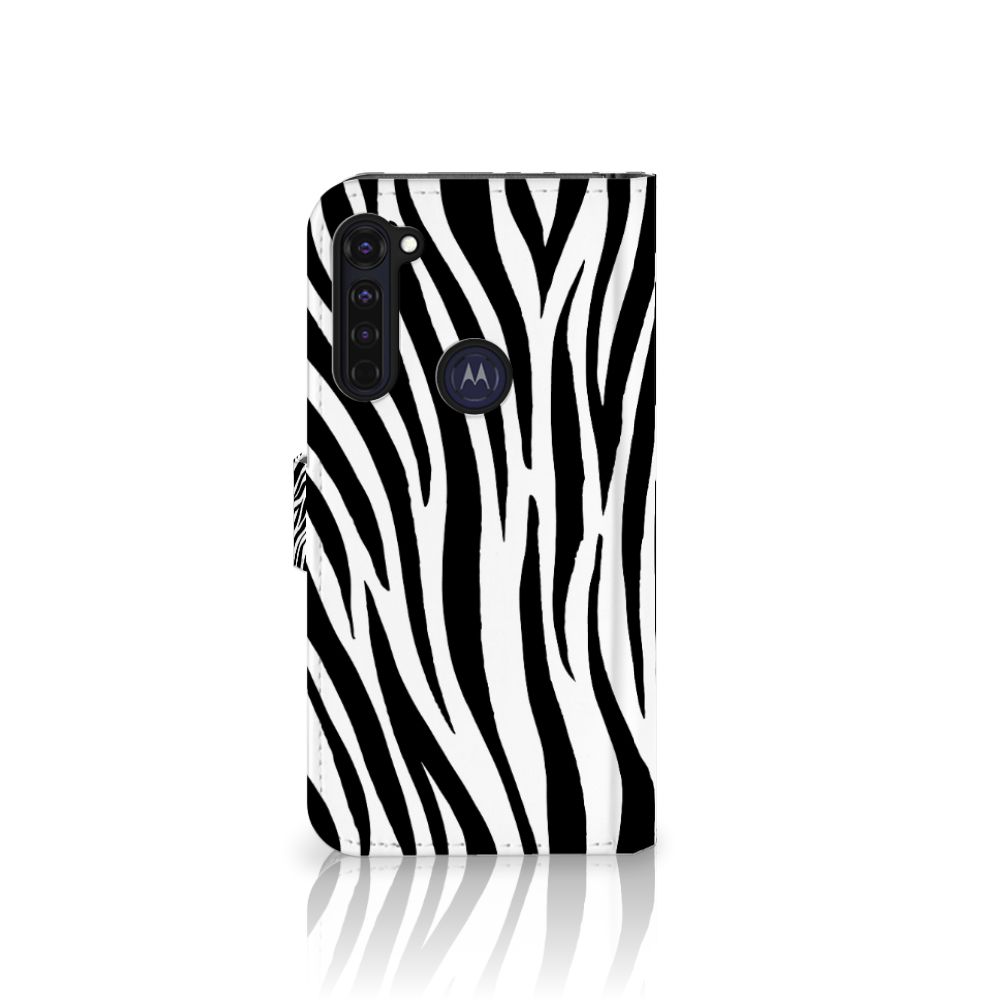 Motorola Moto G Pro Telefoonhoesje met Pasjes Zebra