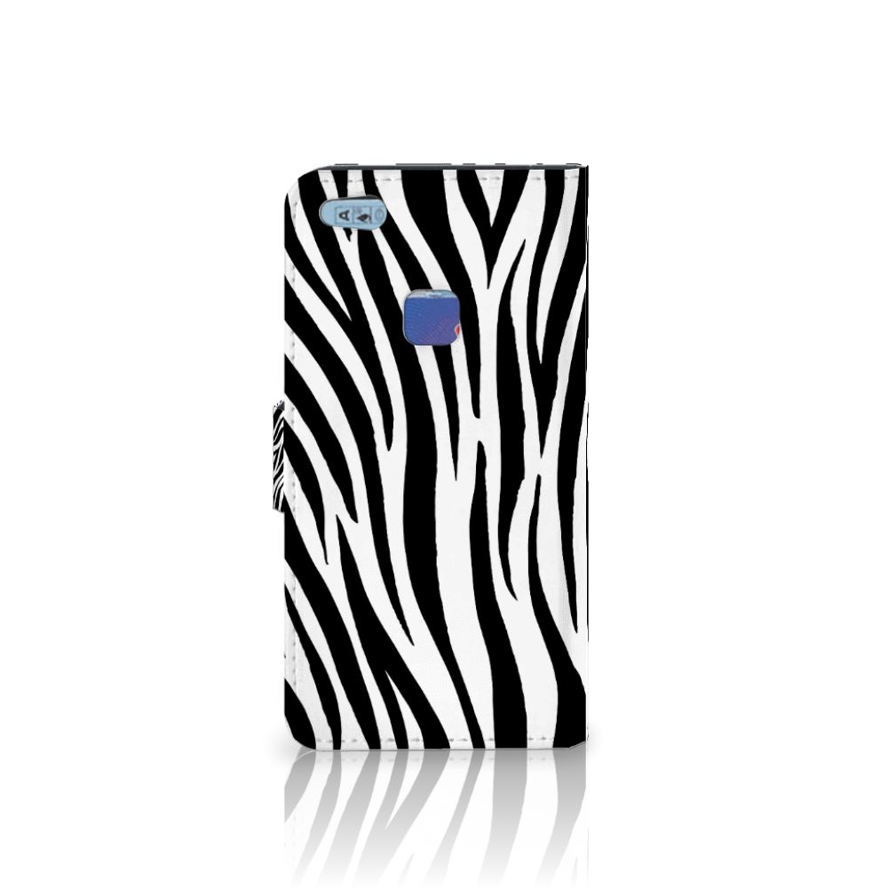 Huawei P10 Lite Telefoonhoesje met Pasjes Zebra