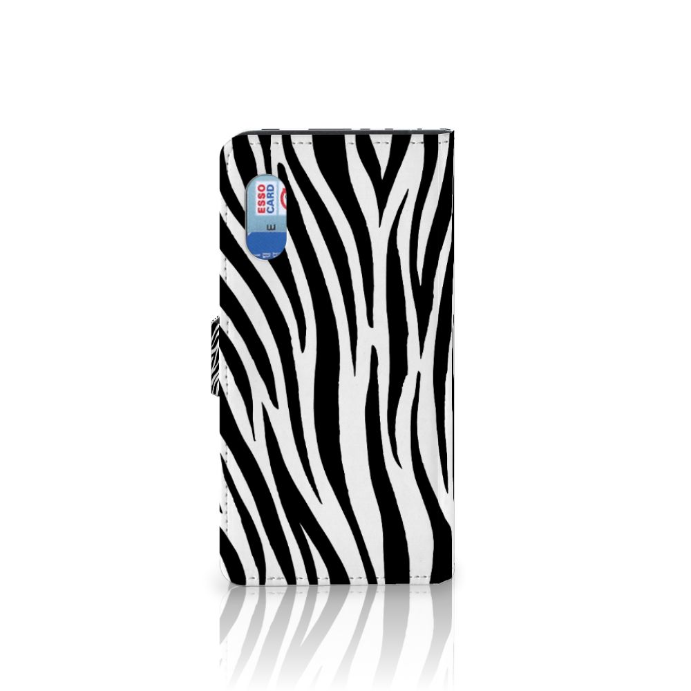 Samsung Xcover Pro Telefoonhoesje met Pasjes Zebra