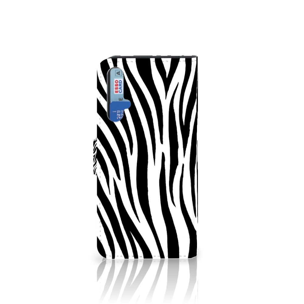 Honor 20 Telefoonhoesje met Pasjes Zebra