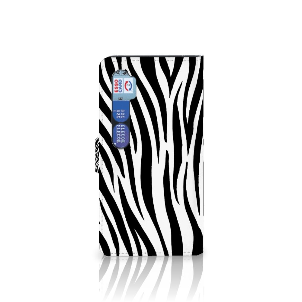 Xiaomi Mi Note 10 Pro Telefoonhoesje met Pasjes Zebra