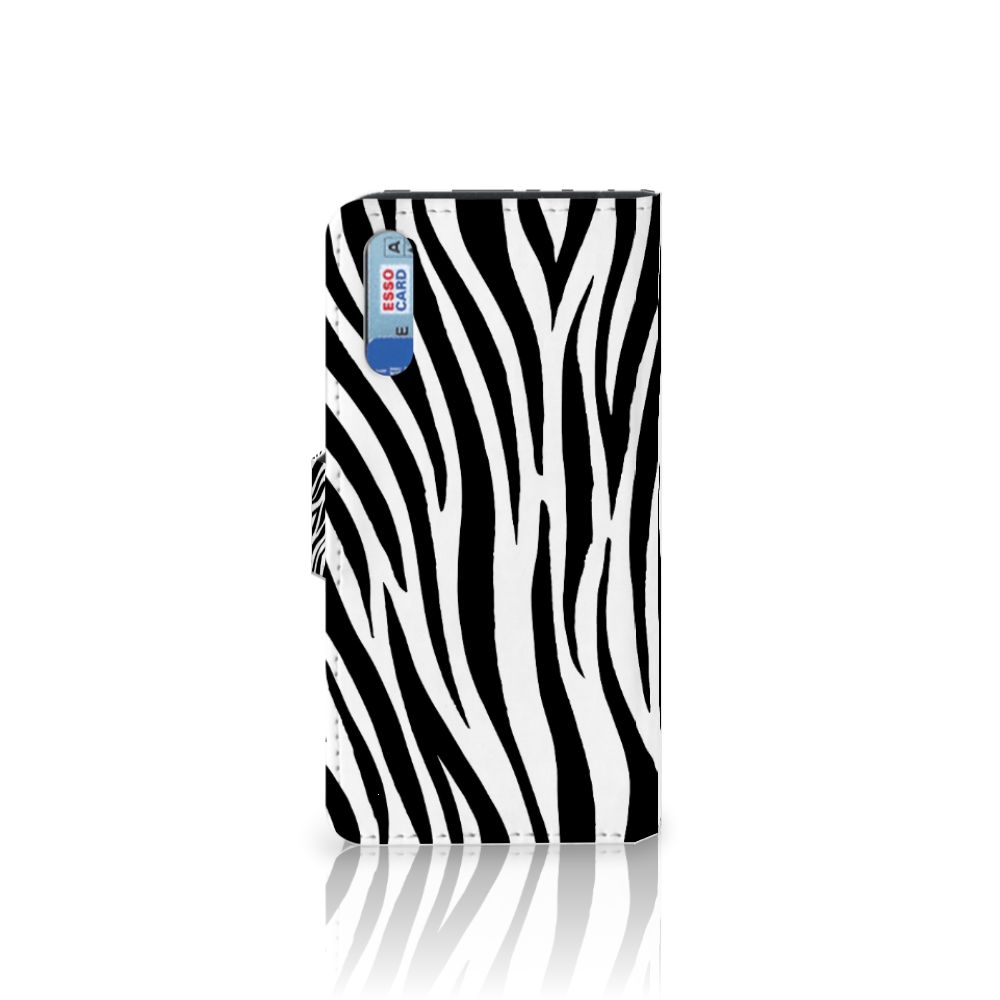Huawei P20 Telefoonhoesje met Pasjes Zebra