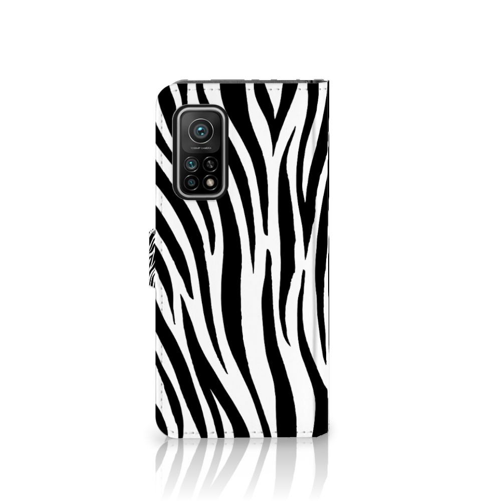 Xiaomi Mi 10T Pro | Mi 10T Telefoonhoesje met Pasjes Zebra