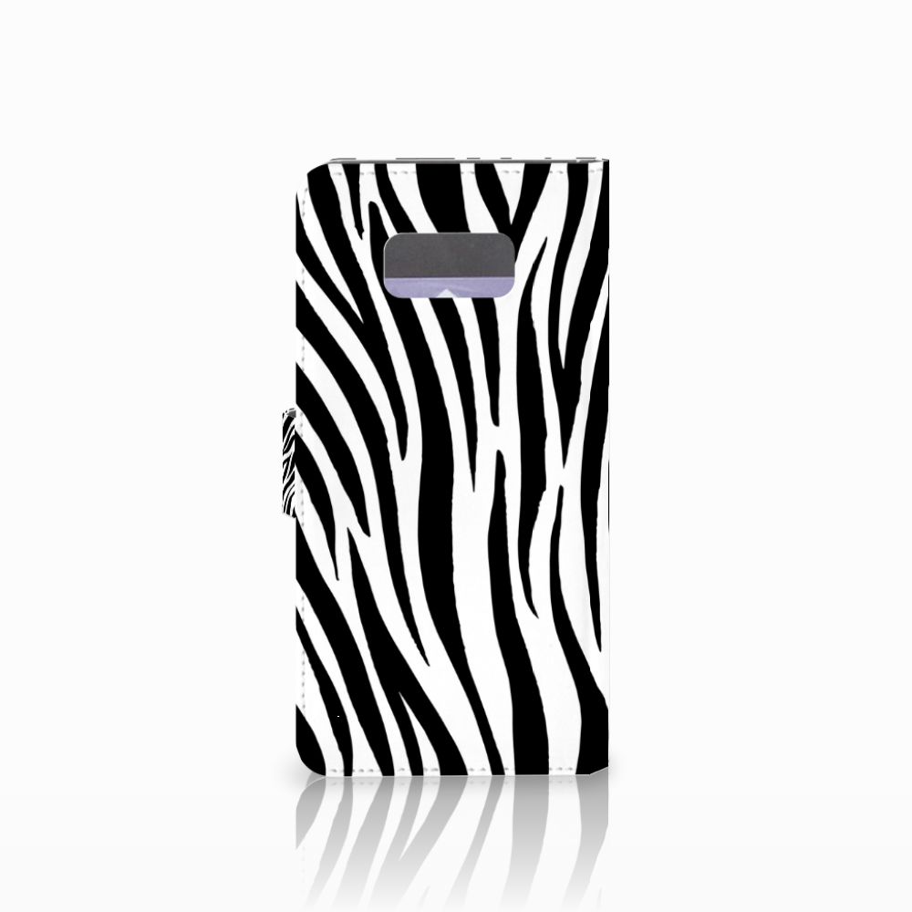 Samsung Galaxy S8 Plus Telefoonhoesje met Pasjes Zebra