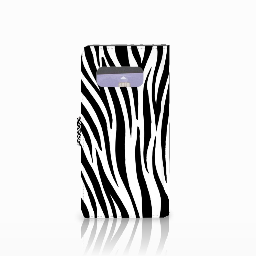 Samsung Galaxy Note 8 Telefoonhoesje met Pasjes Zebra
