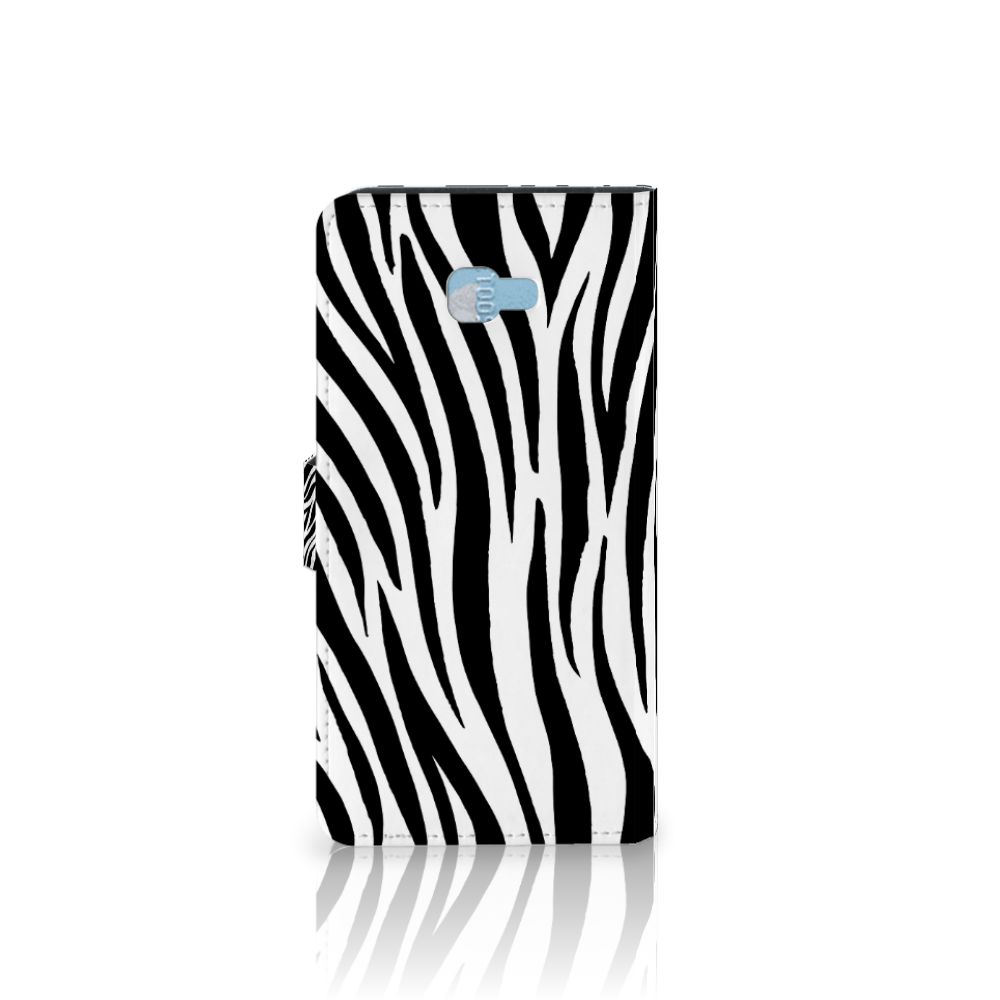 Samsung Galaxy J4 Plus (2018) Telefoonhoesje met Pasjes Zebra