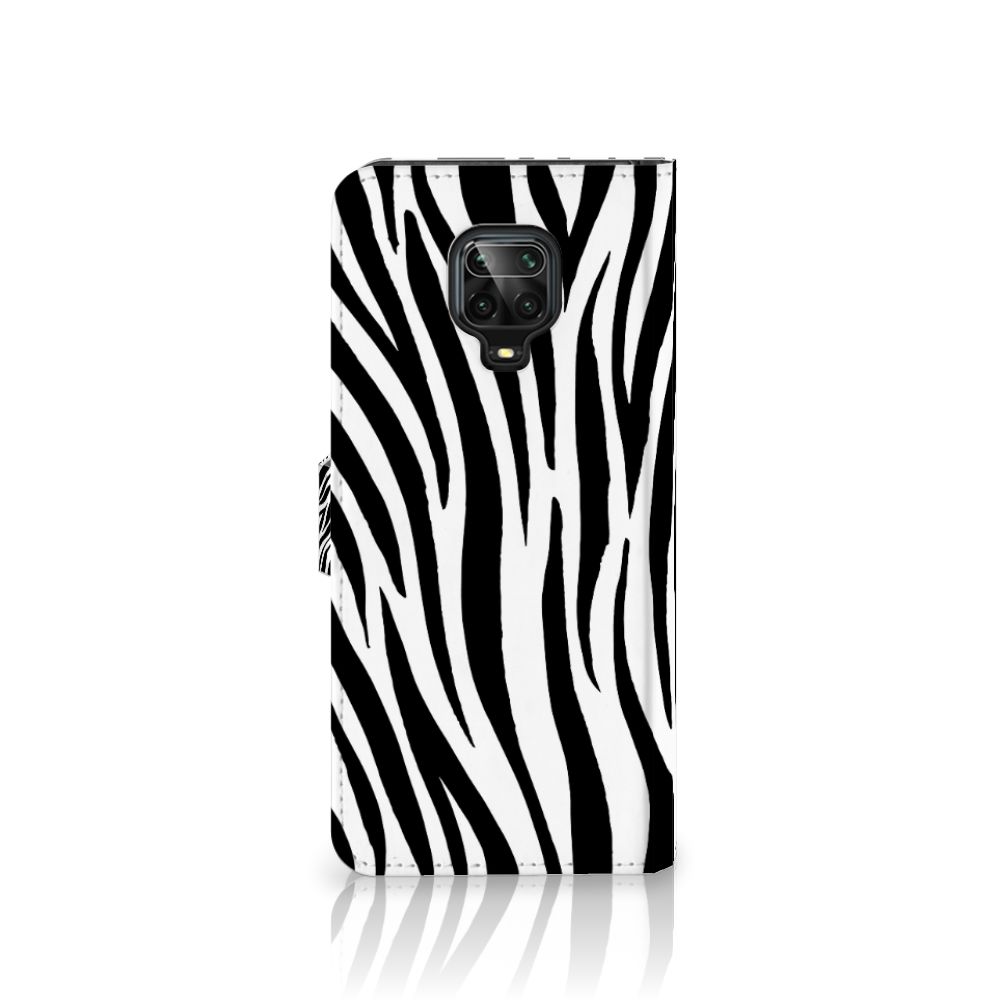 Xiaomi Redmi Note 9 Pro | Note 9S Telefoonhoesje met Pasjes Zebra