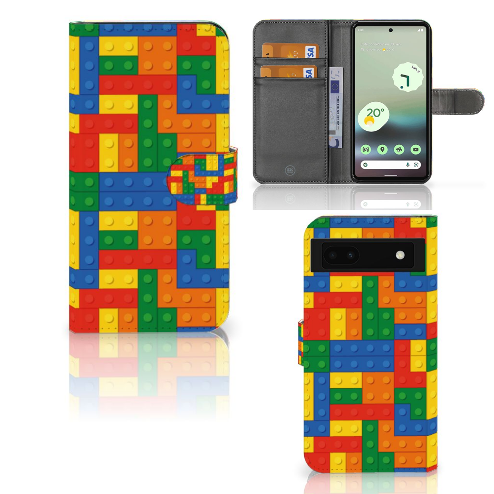 Google Pixel 6A Telefoon Hoesje Blokken