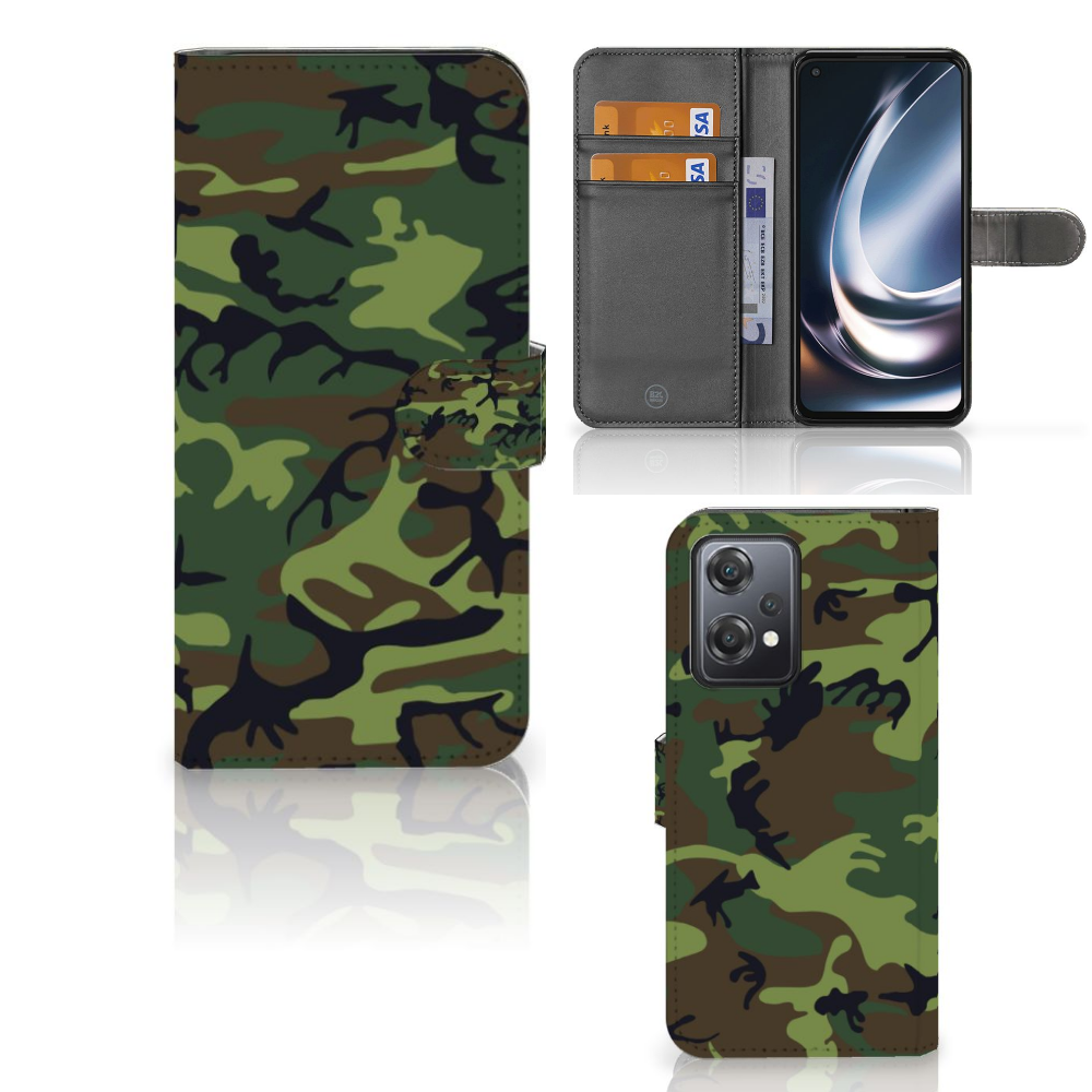 OnePlus Nord CE 2 Lite Telefoon Hoesje Army Dark