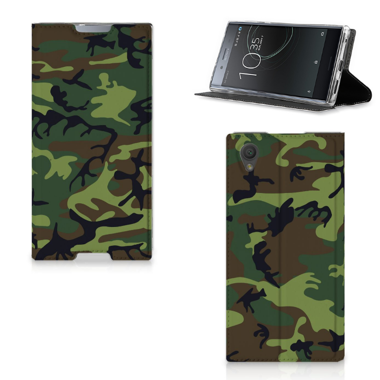 Sony Xperia L1 Standcase Hoesje Design Army Dark