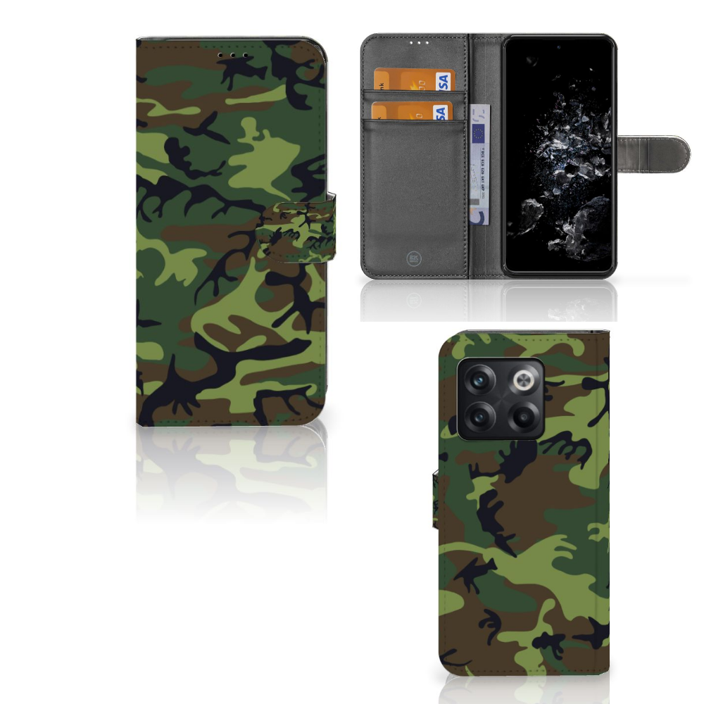OnePlus 10T Telefoon Hoesje Army Dark