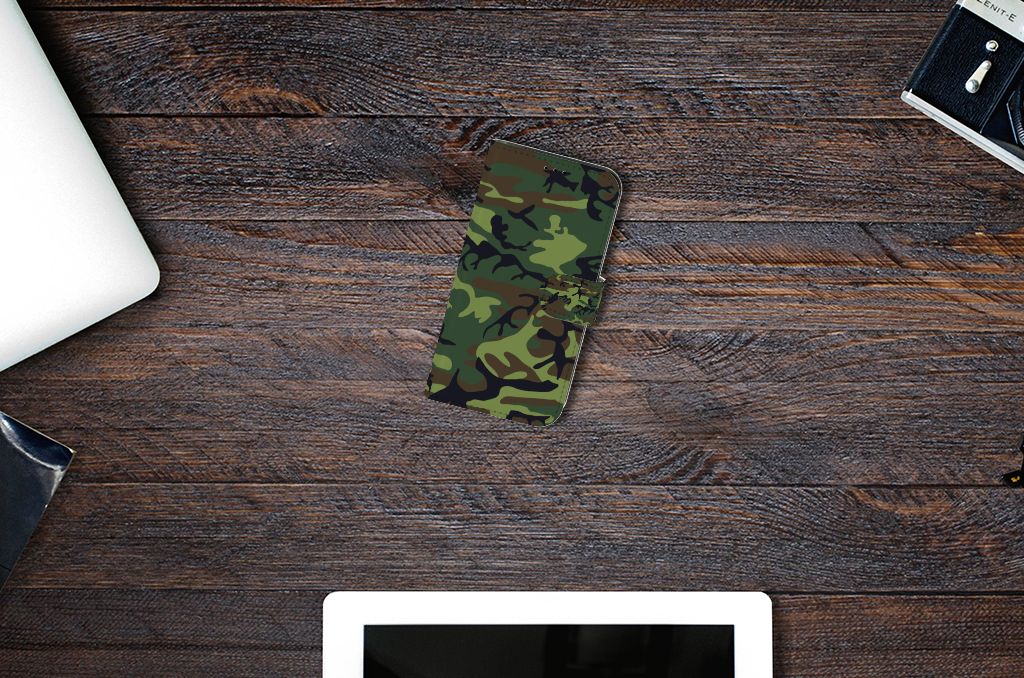 Apple iPhone 13 Telefoon Hoesje Army Dark