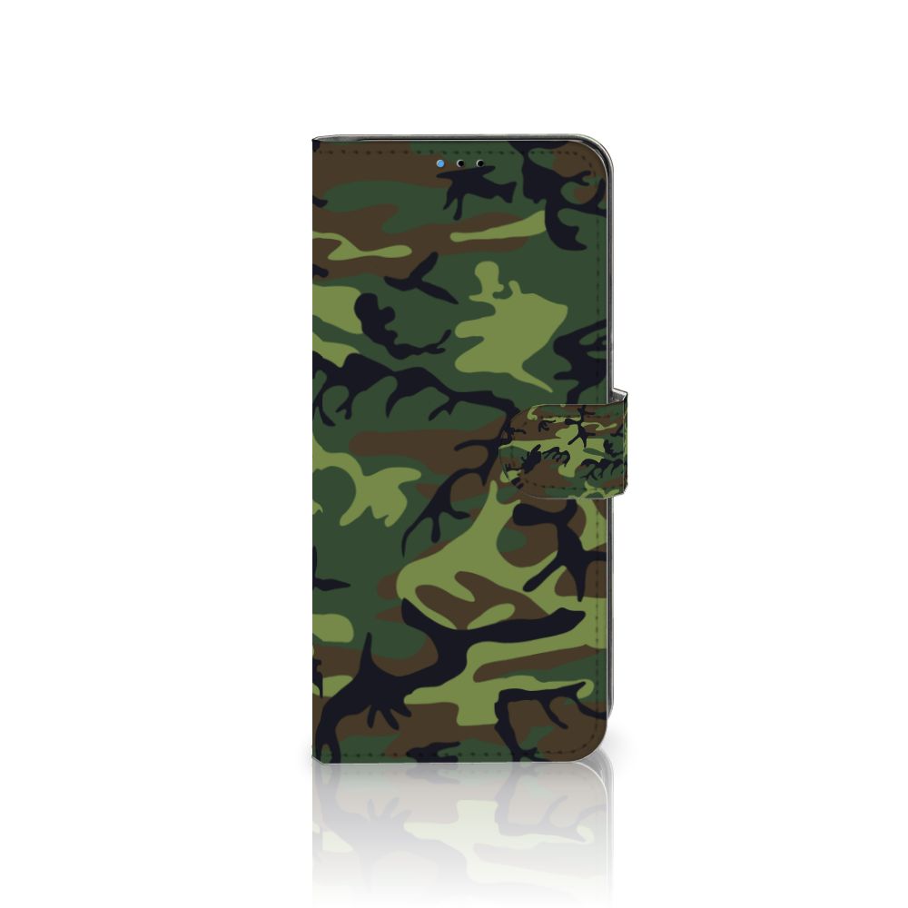 Motorola Moto E20 | E30 | E40 Telefoon Hoesje Army Dark