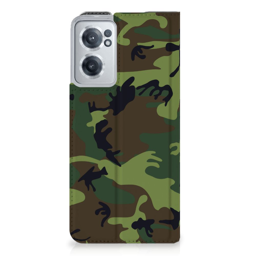 OnePlus Nord CE 2 5G Hoesje met Magneet Army Dark