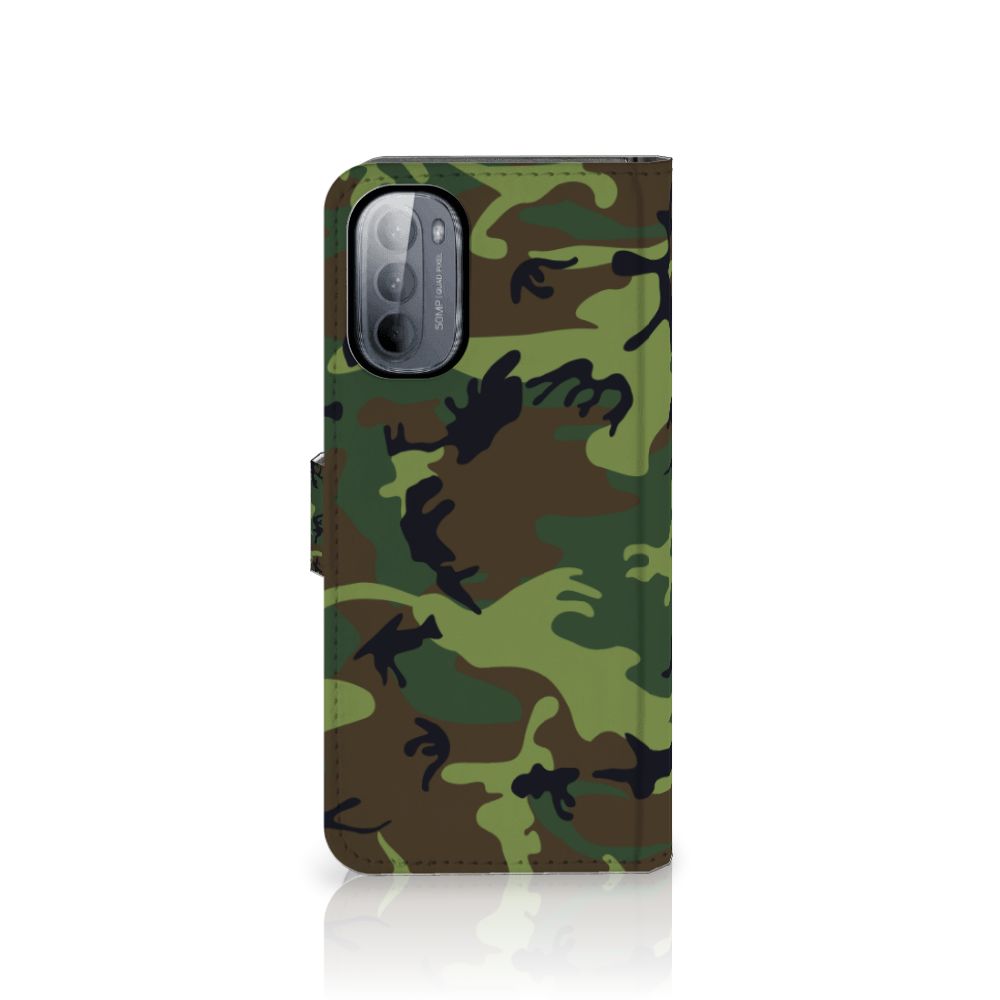 Motorola Moto G31 | G41 Telefoon Hoesje Army Dark