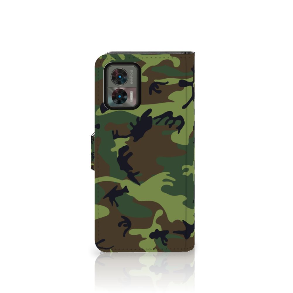 Motorola Edge 30 Neo Telefoon Hoesje Army Dark