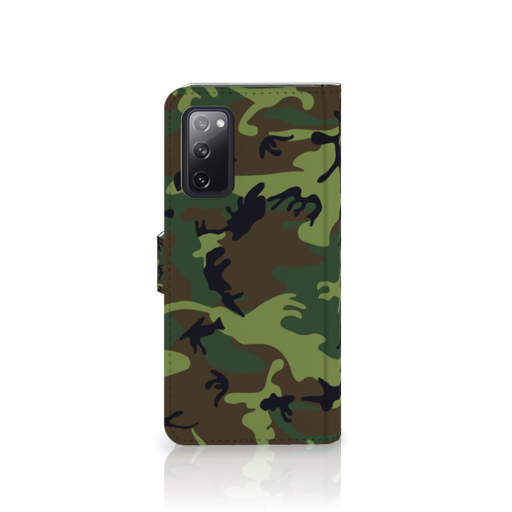 Samsung Galaxy S20 FE Telefoon Hoesje Army Dark