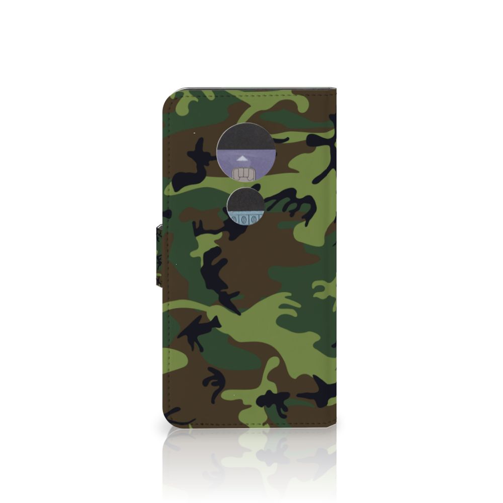 Motorola Moto E5 Play Telefoon Hoesje Army Dark