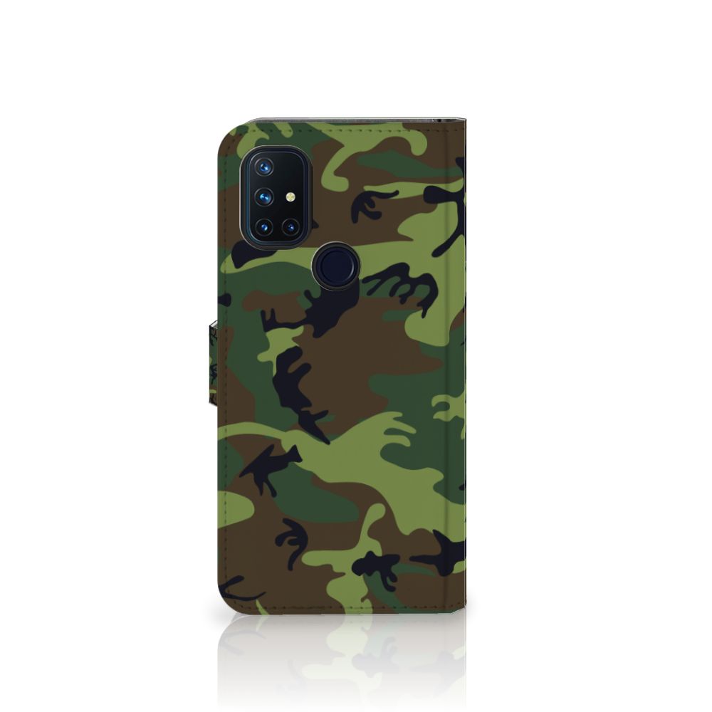 OnePlus Nord N10 Telefoon Hoesje Army Dark