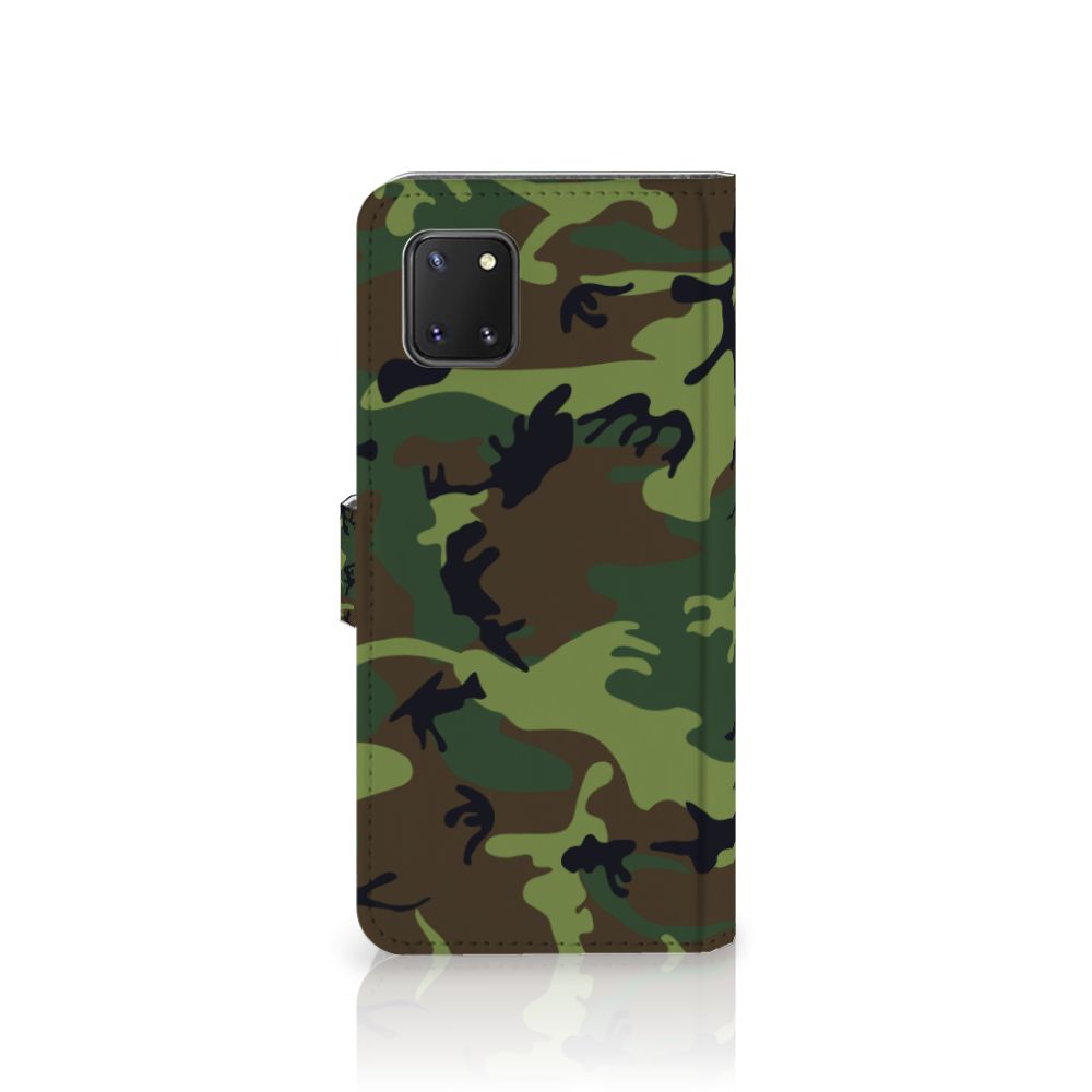 Samsung Note 10 Lite Telefoon Hoesje Army Dark