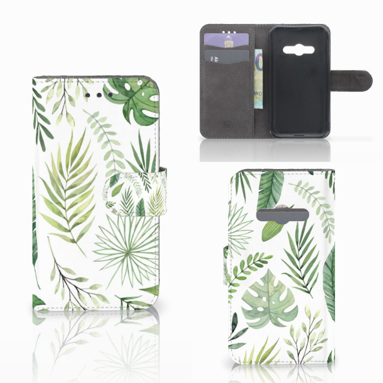 Bedankt melk Agnes Gray Samsung Galaxy Xcover 3 | Xcover 3 VE Hoesje Leaves