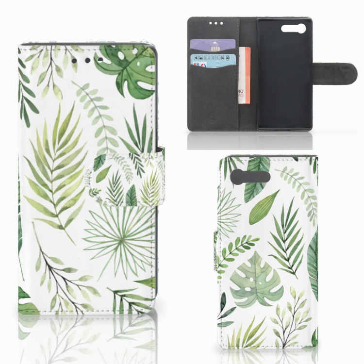Sony Xperia X Compact Hoesje Leaves
