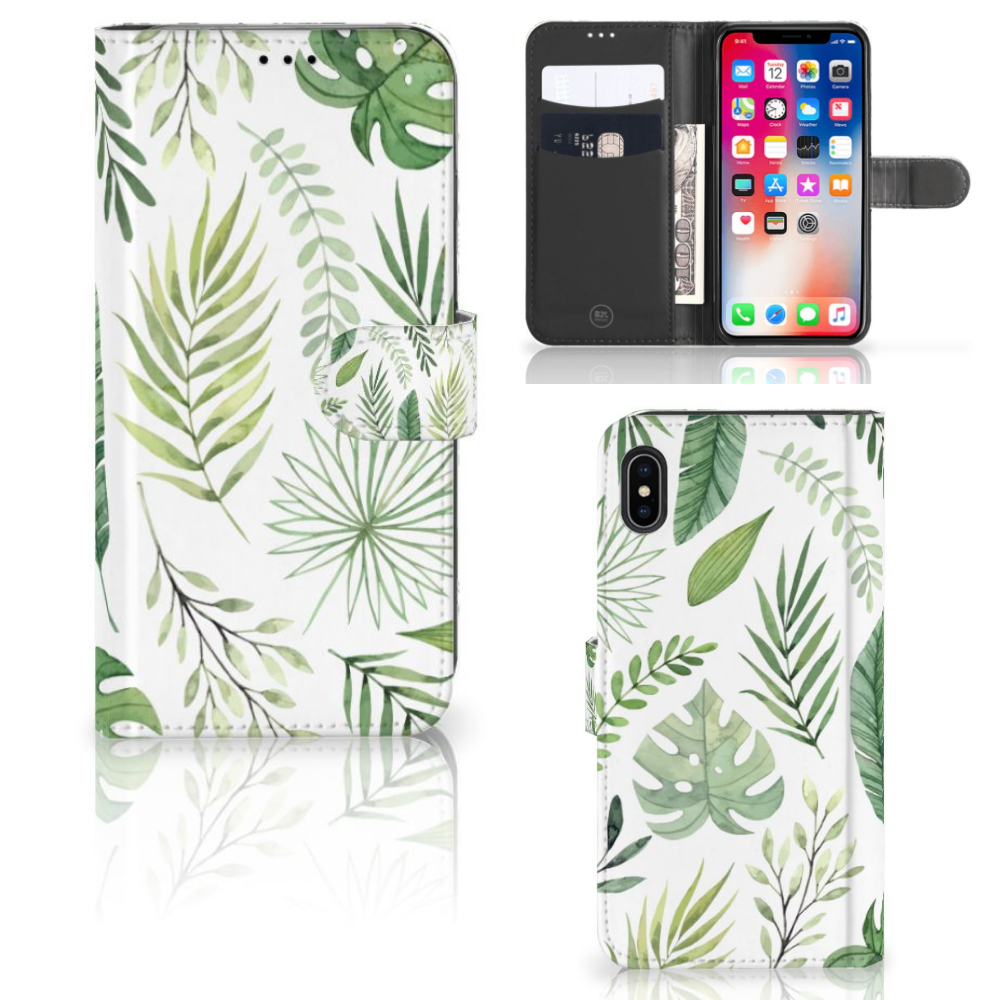 Apple iPhone Xs Max Hoesje Leaves