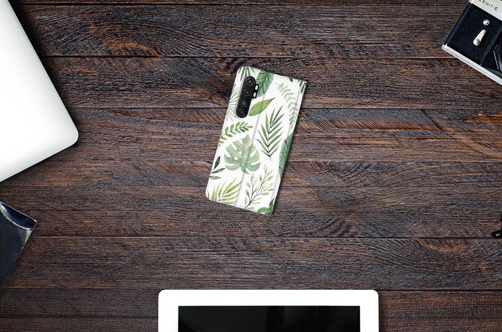 Xiaomi Mi Note 10 Lite Smart Cover Leaves