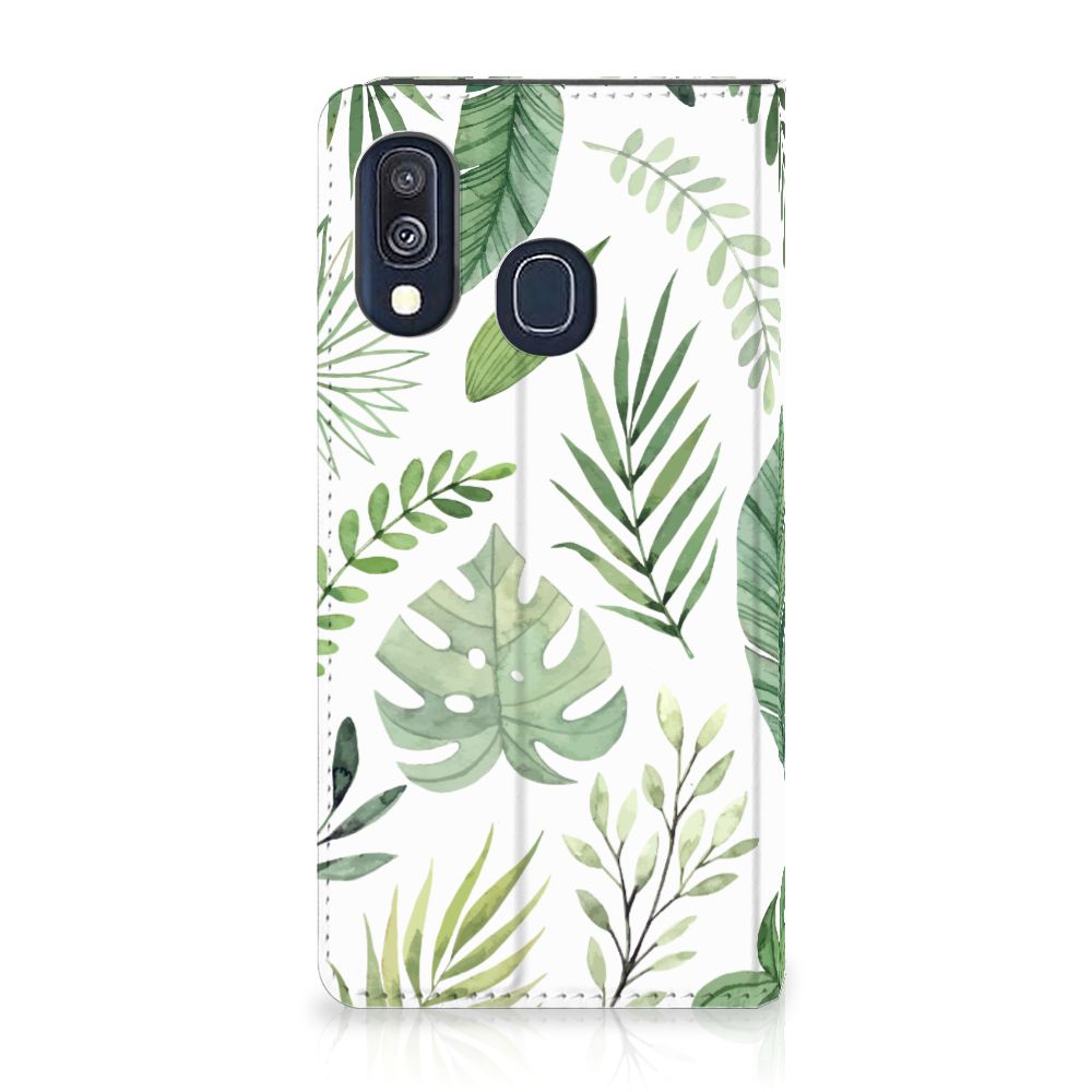 Samsung Galaxy A40 Smart Cover Leaves