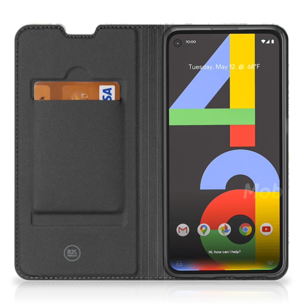 Google Pixel 4a Smart Cover Leaves
