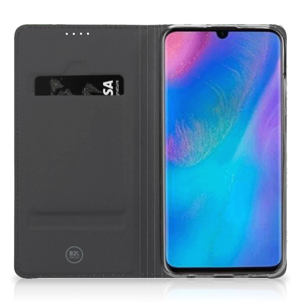 Huawei P30 Lite New Edition Smart Cover Leaves