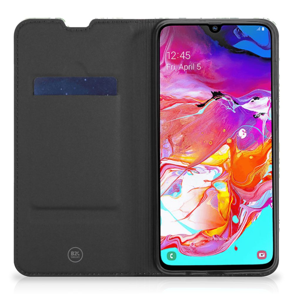 Samsung Galaxy A70 Smart Cover Leaves