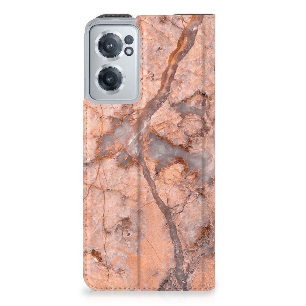 OnePlus Nord CE 2 5G Standcase Marmer Oranje