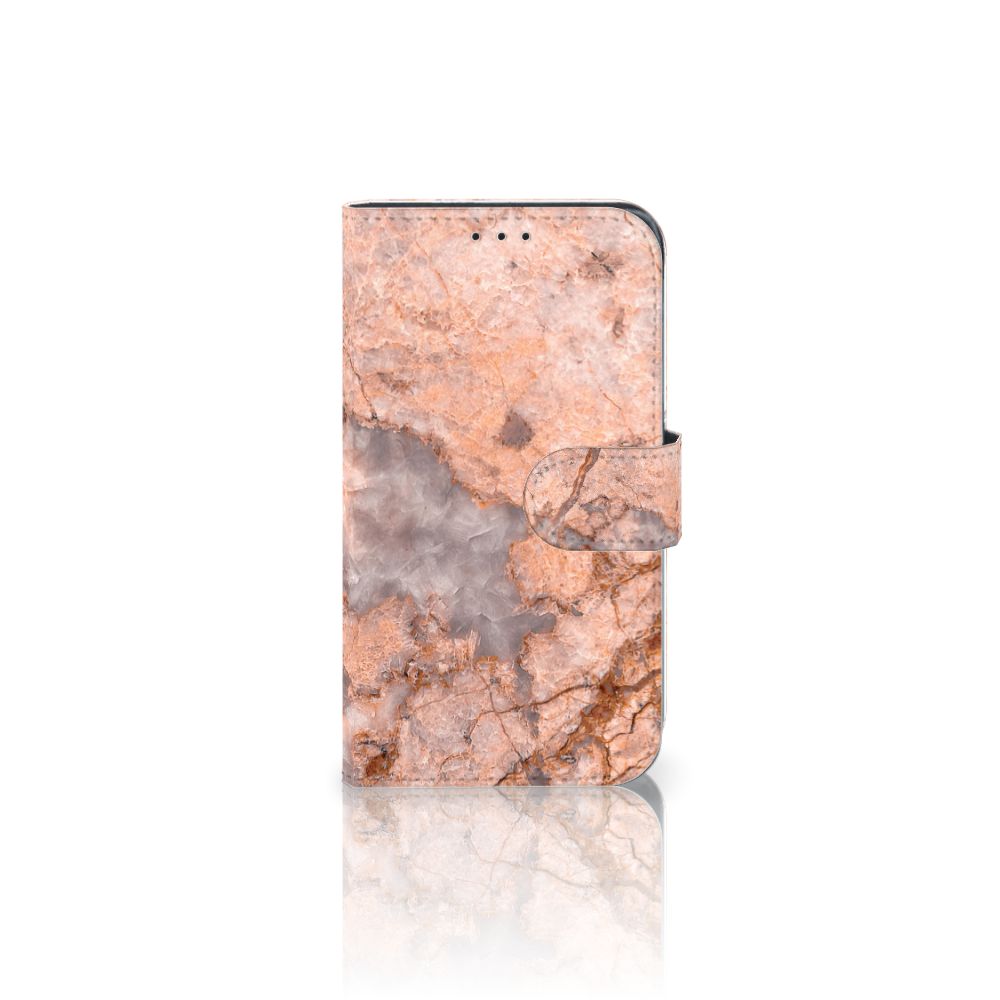 Samsung Galaxy Xcover 4 | Xcover 4s Bookcase Marmer Oranje