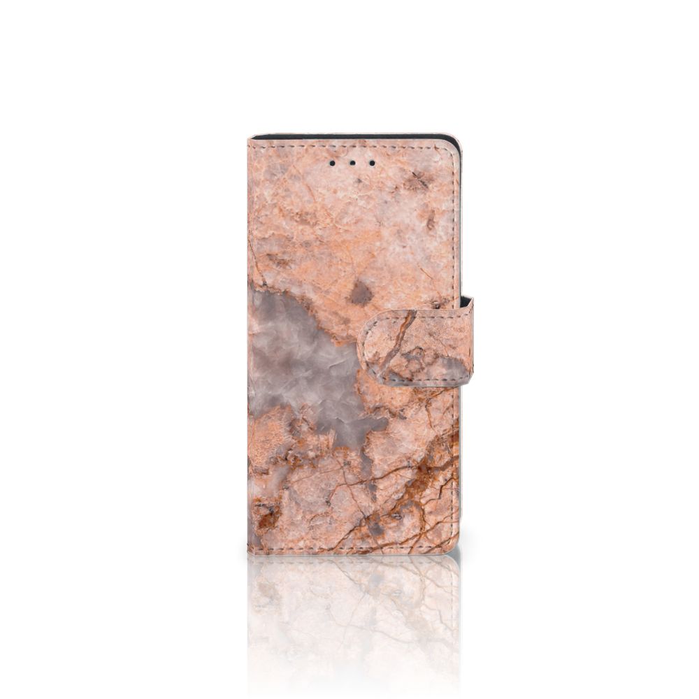 Samsung Galaxy S5 | S5 Neo Bookcase Marmer Oranje