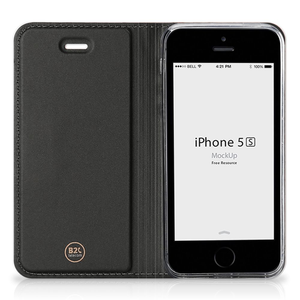 iPhone SE|5S|5 Standcase Marmer Oranje
