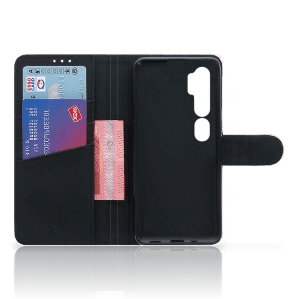 Xiaomi Mi Note 10 Pro Bookcase Marmer Oranje