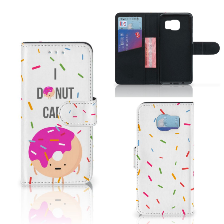 Samsung Galaxy S6 | S6 Duos Book Cover Donut Roze