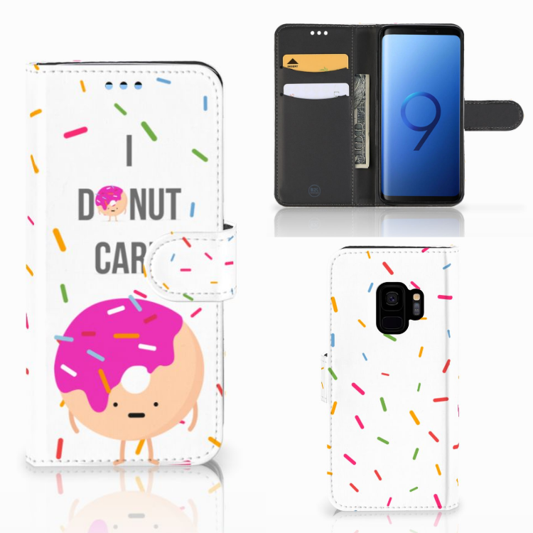Samsung Galaxy S9 Book Cover Donut Roze