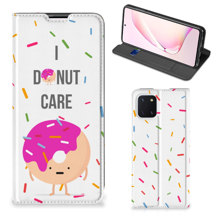 Samsung Galaxy Note 10 Lite Flip Style Cover Donut Roze