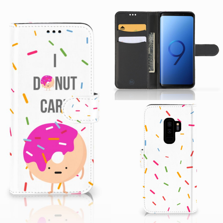 Samsung Galaxy S9 Plus Book Cover Donut Roze