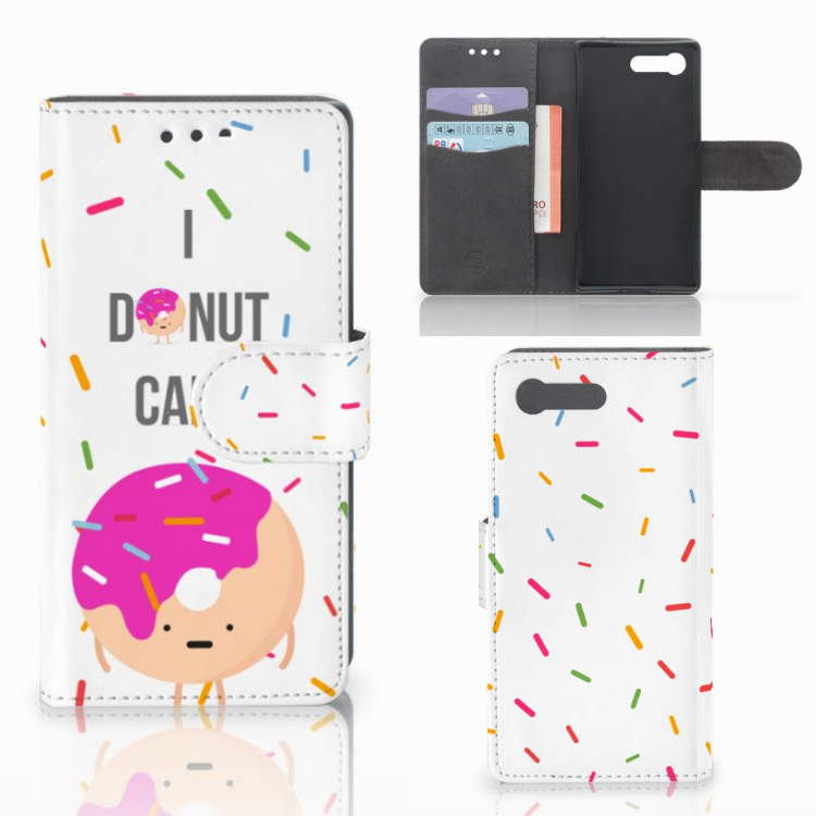 Sony Xperia X Compact Book Cover Donut Roze