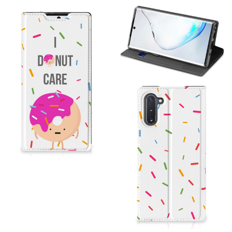 Samsung Galaxy Note 10 Flip Style Cover Donut Roze