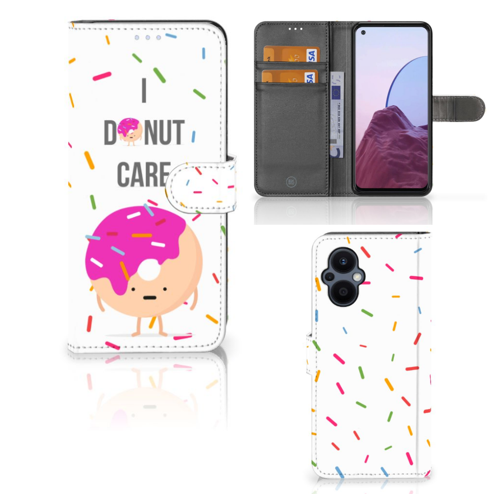 OPPO Reno 8 Lite | OnePlus Nord N20 Book Cover Donut Roze
