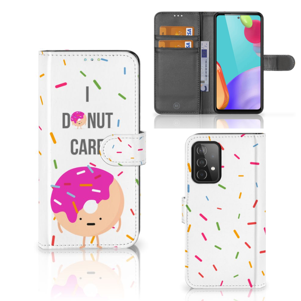 Samsung Galaxy A52 Book Cover Donut Roze