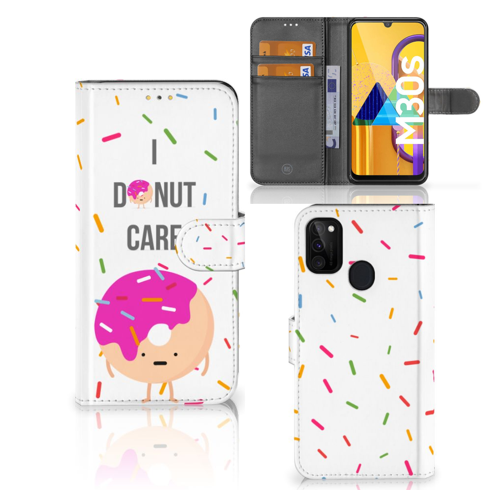 Samsung Galaxy M21 | M30s Book Cover Donut Roze